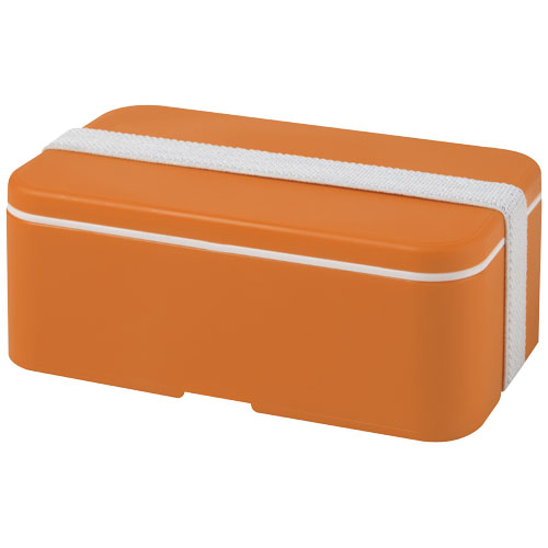 Boîte repas publicitaire 700ml MIYO Orange et Blanc